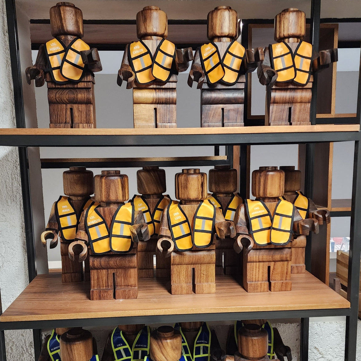 Mayoreo Minifig de Madera Personalizado