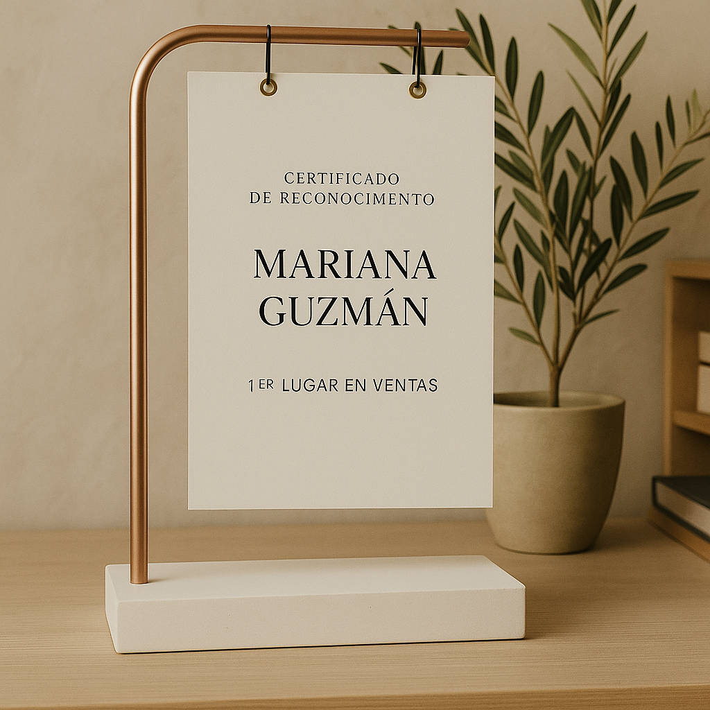 Marco para reconocimiento de papel