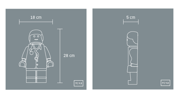 Monitos de Concreto (Minifigs)