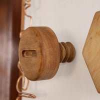 Giant Wooden Balero With Leather