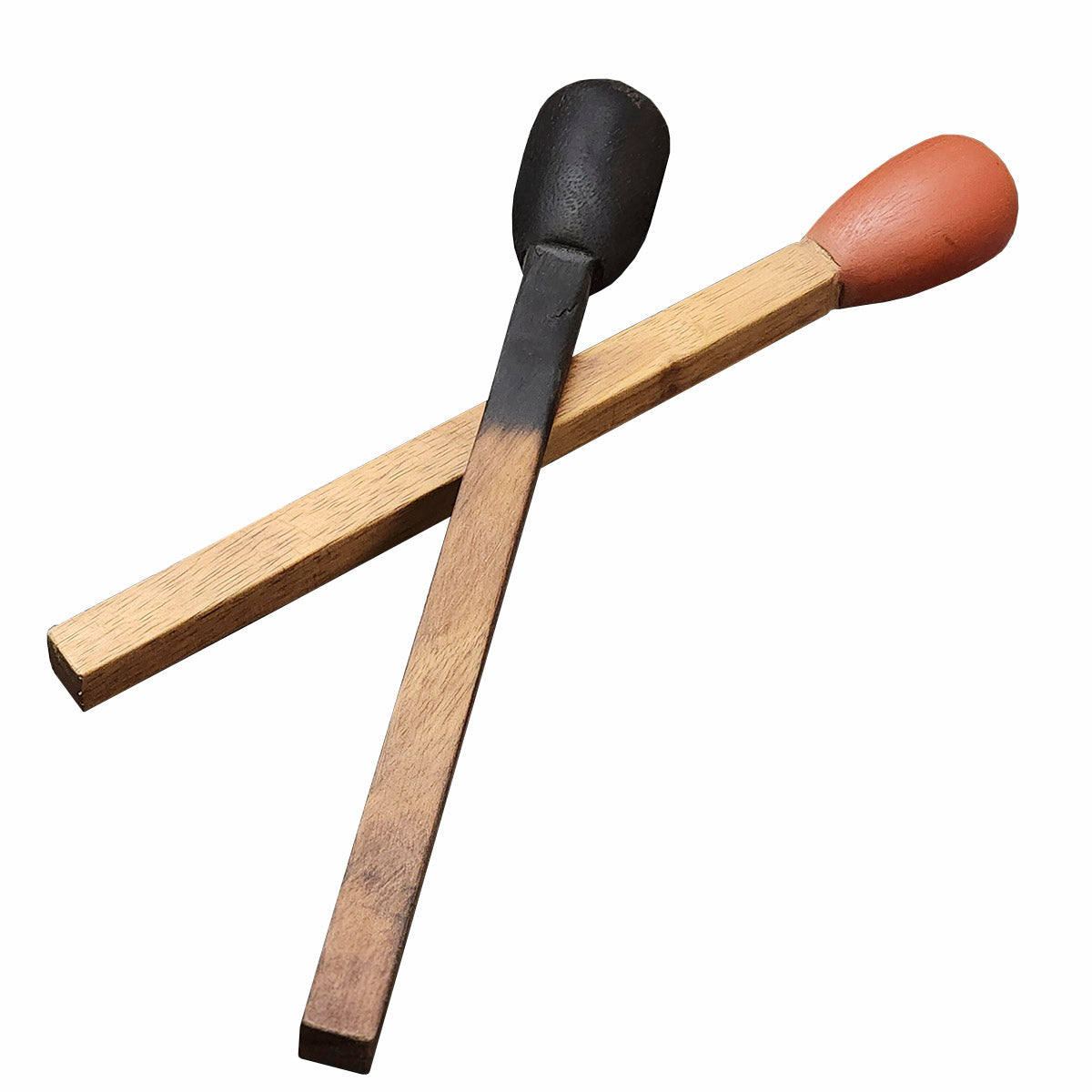 Cerillos Gigantes Decorativos · Set Artesanal de Madera