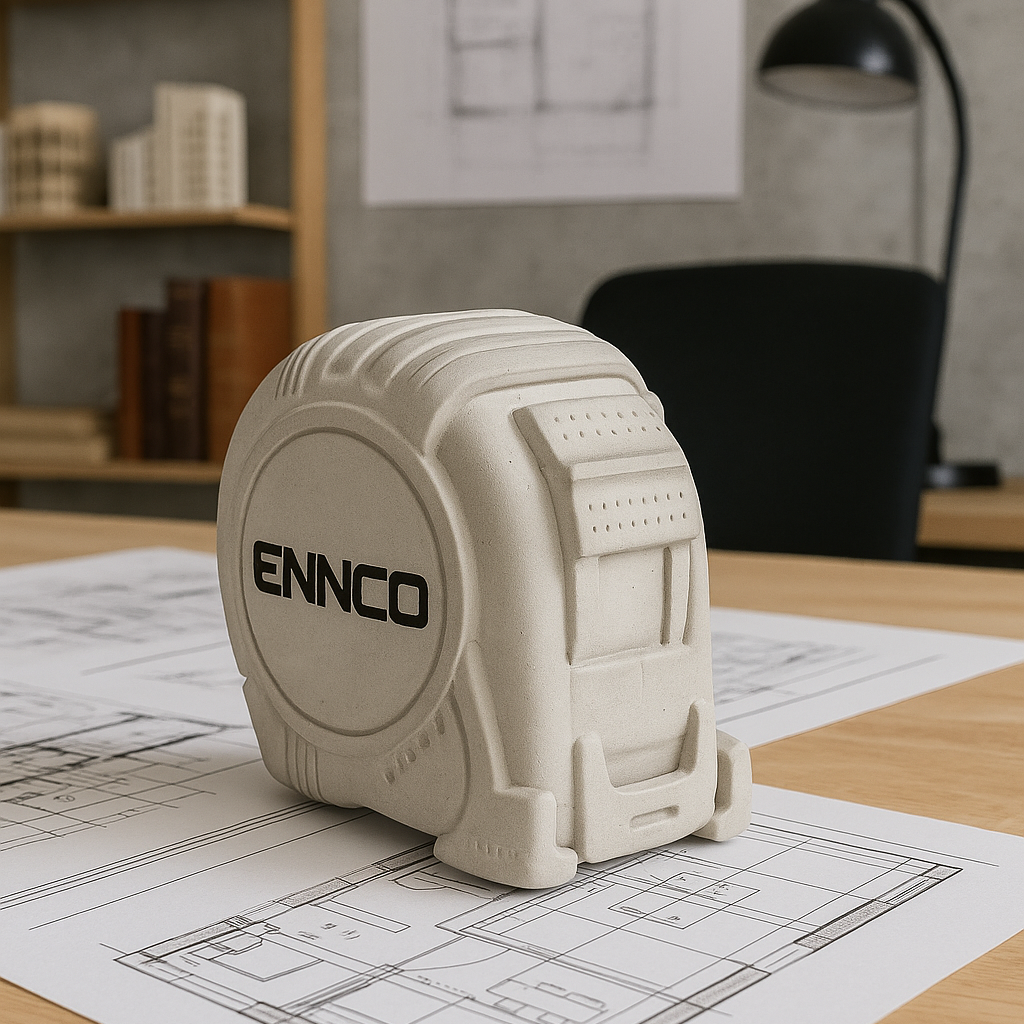 Flexómetro Decorativo de Concreto · Pieza para Escritorio