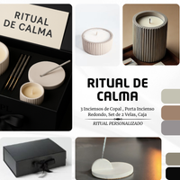 Ritual de Calma Premium · Welcome Kit Wellness con Porta-Incienso Canoa