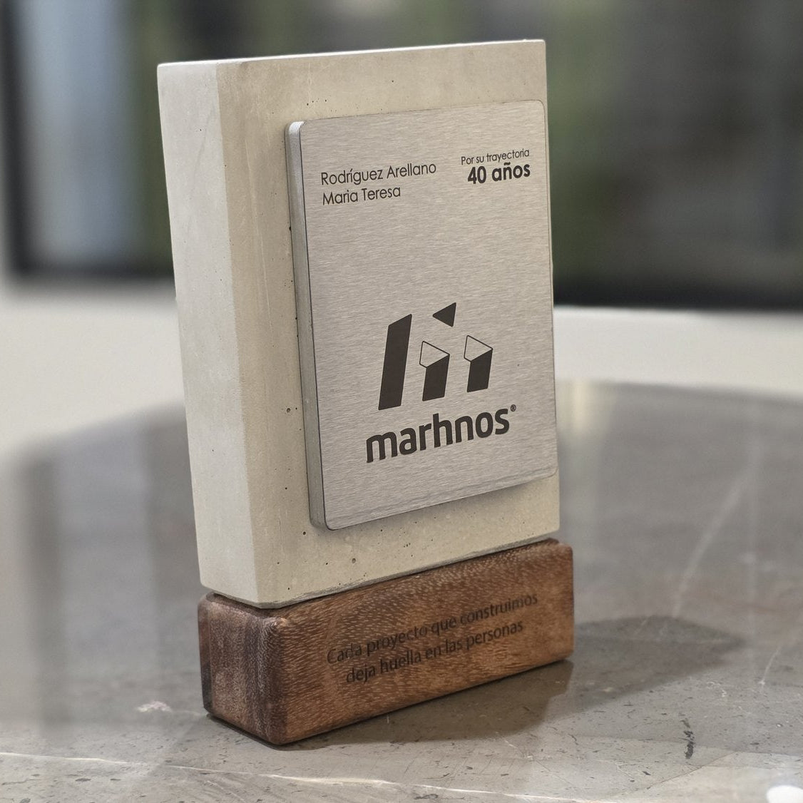 Cimiento · Reconocimiento de Trayectoria en Concreto y Madera