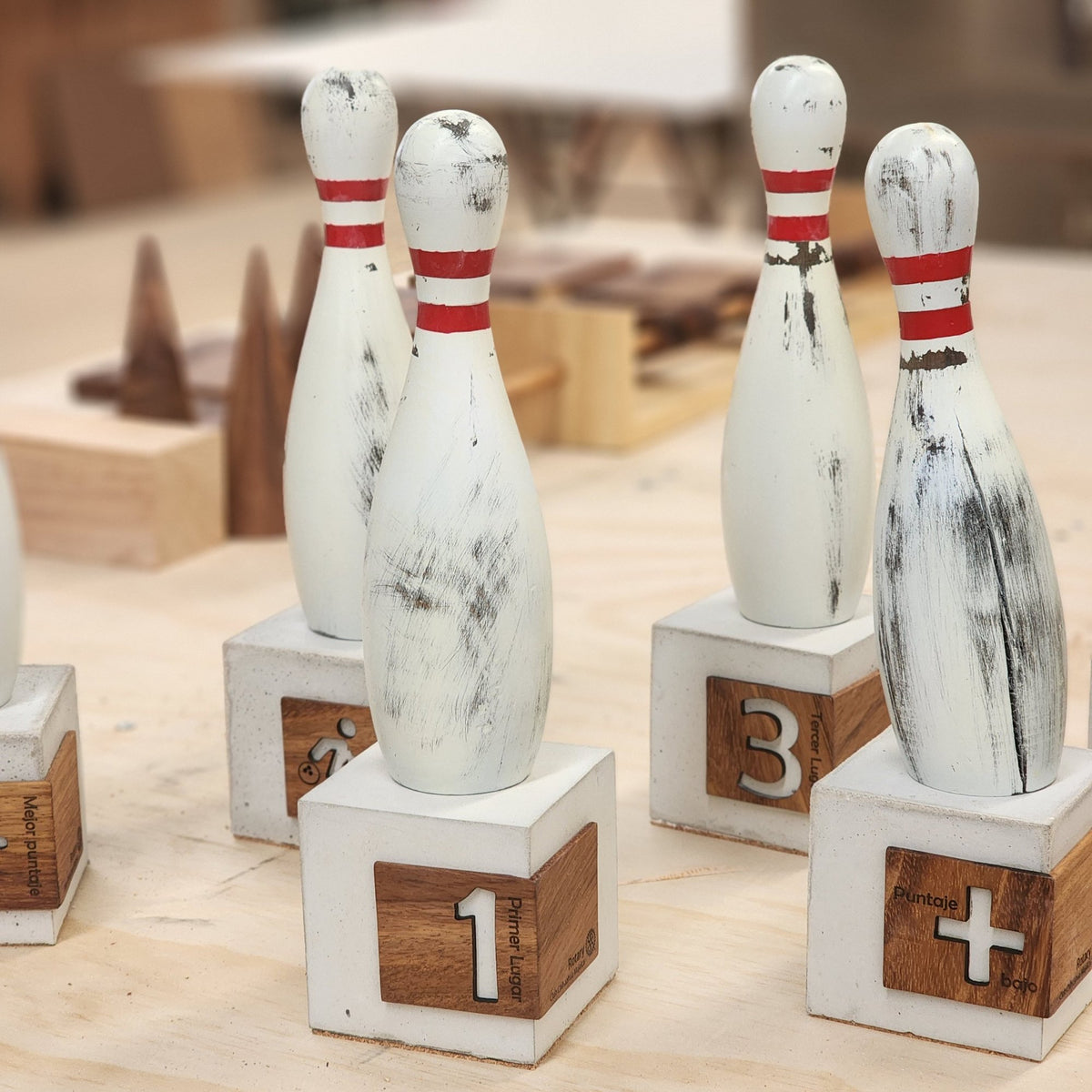 Trofeo Spare · Trofeo de Boliche Hecho a Mano