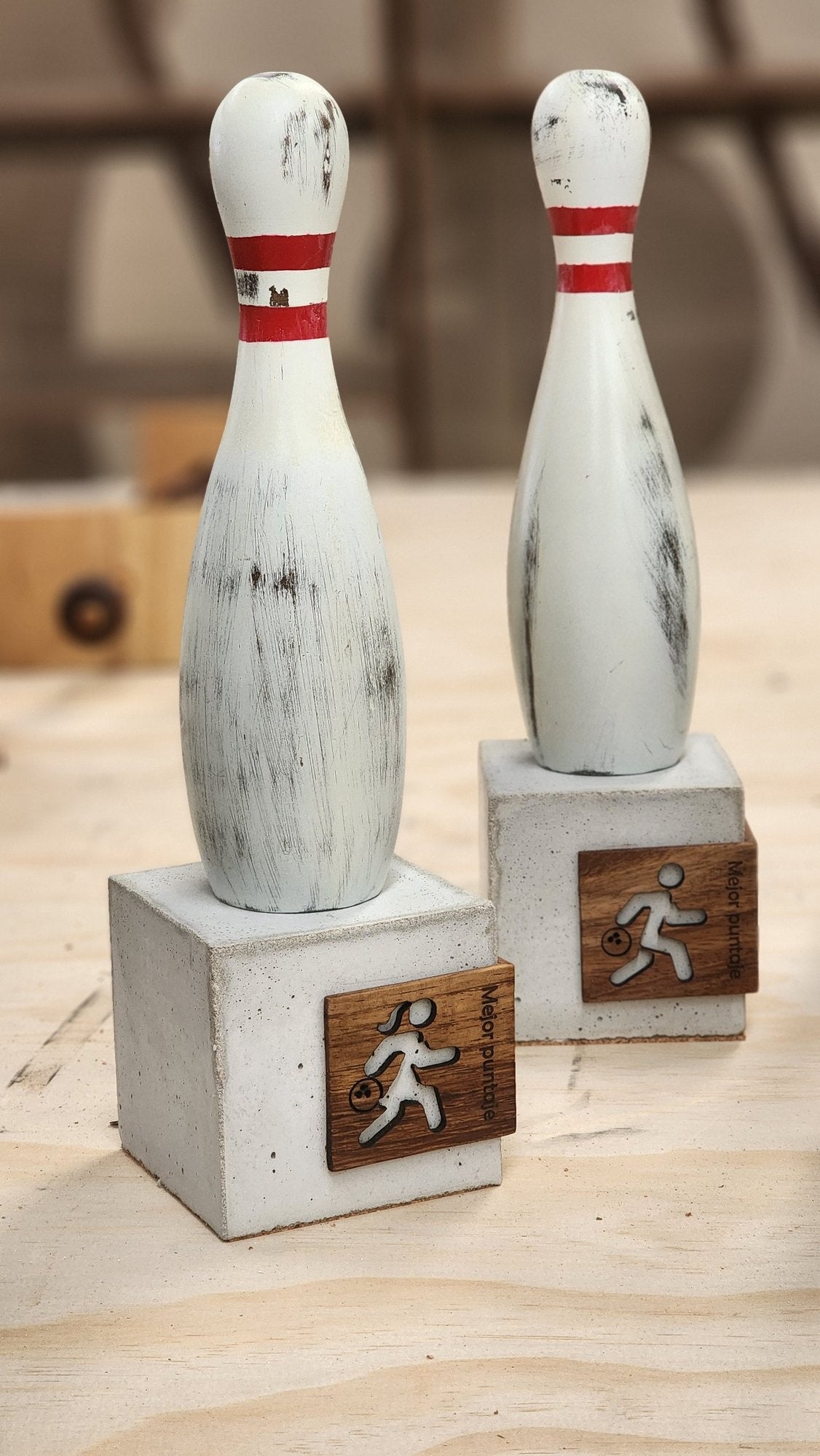 Trofeo Spare · Trofeo de Boliche Hecho a Mano