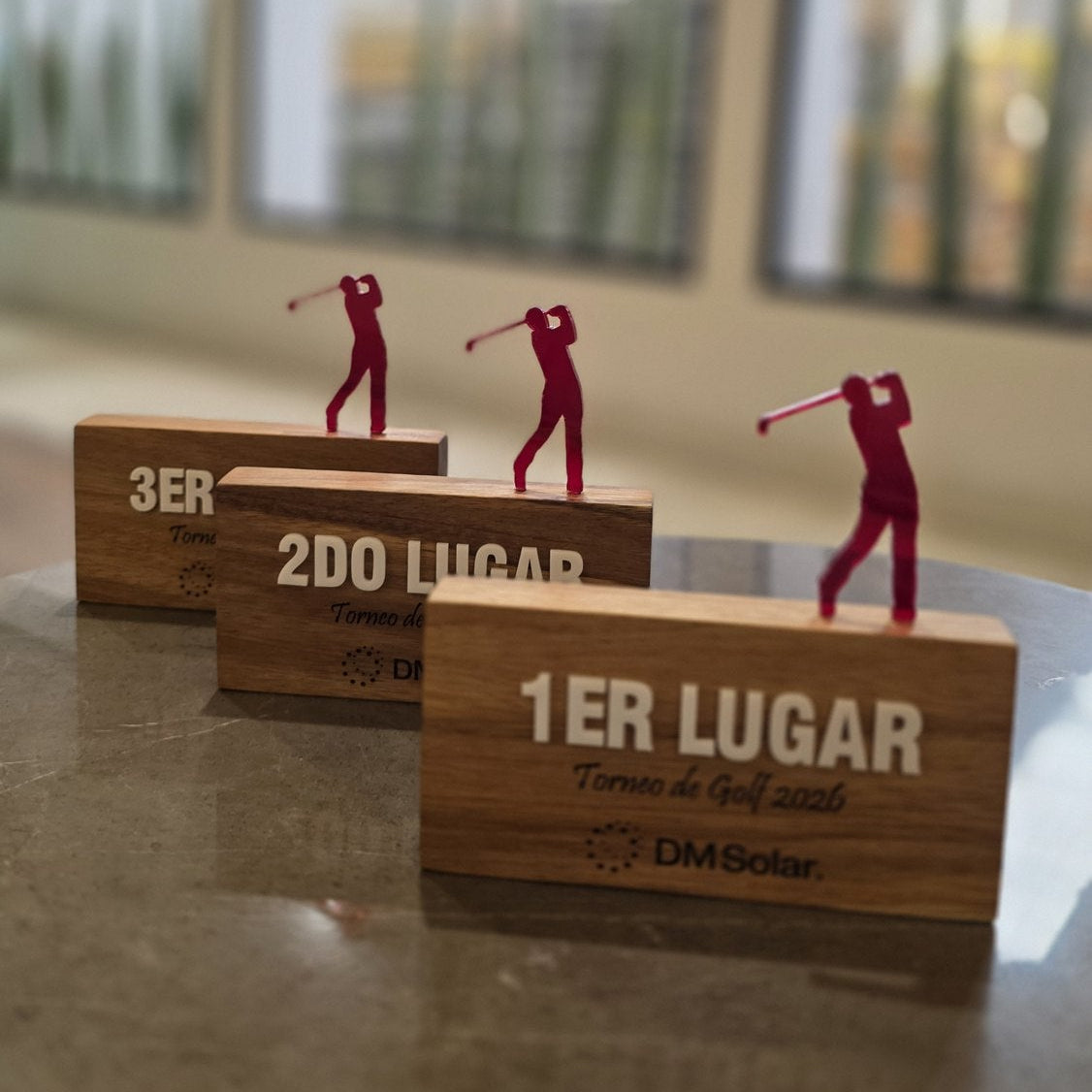 Victory Flag · Trofeo de Golf en Madera