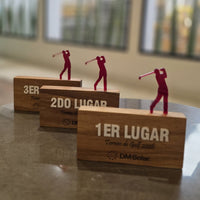 Victory Flag · Trofeo de Golf en Madera