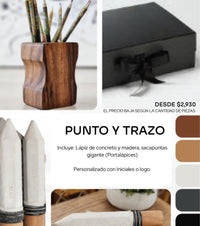 Punto y Trazo Welcome Kit Creativo con lápiz y sacapuntas gigante - Pirinola