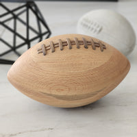 Decor Football made of wood