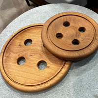 Round Wooden Button Set