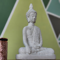 Gray Color Concrete Buddha Sculpture