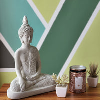 Gray Color Concrete Buddha Sculpture