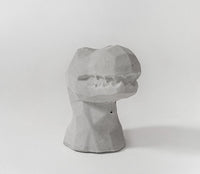 Concrete Cartoon Dinosaur Figurine