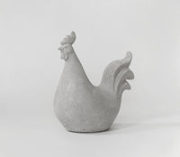 Decorative Chicken Concrete Sculpture