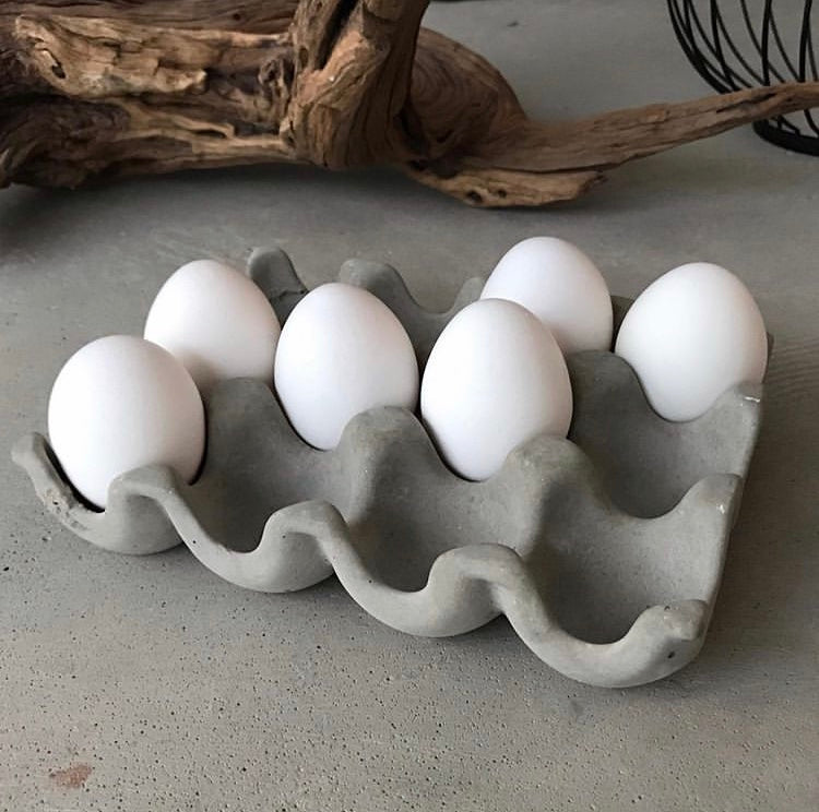 Concrete Egg Tray / Jewelry tray – Pirinola Concept