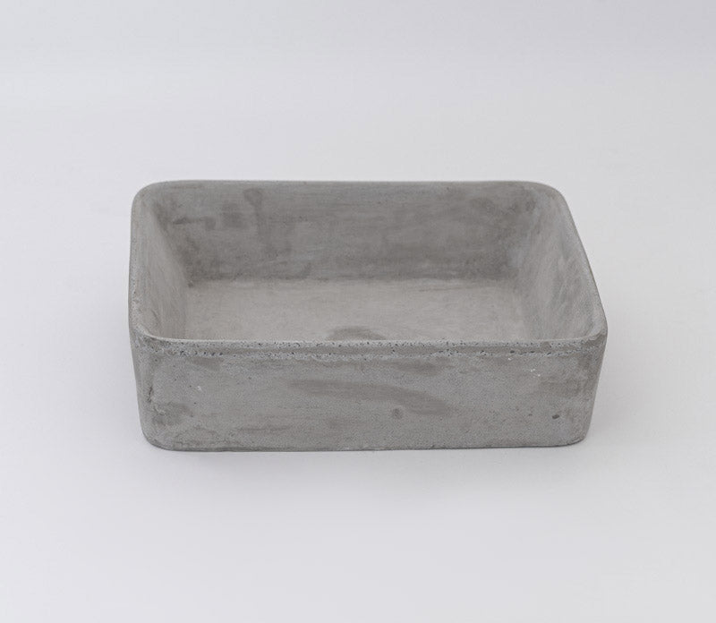 Concrete Above Counter Rectangular Sink