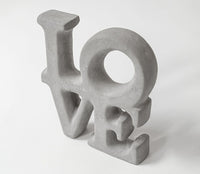 Concrete Love Sign