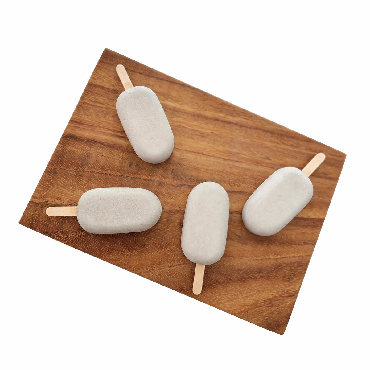 Concrete Chocolate Popsicle Decorative Accessory