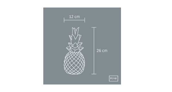 Decorative Concrete Pineapple