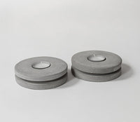 Gray Concrete Circle Tealight Holder