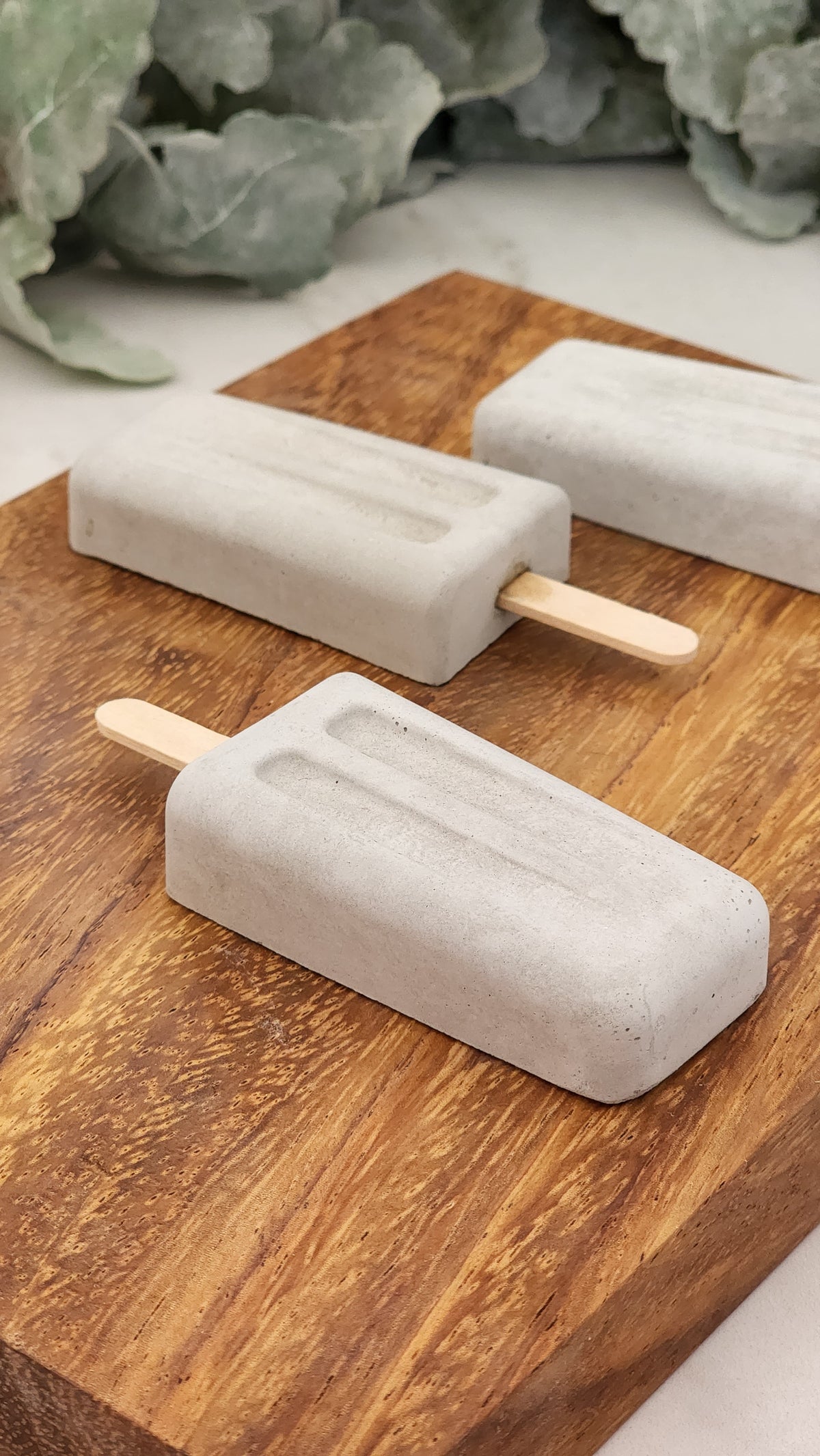 Concrete Popsicle Decorative Accessory