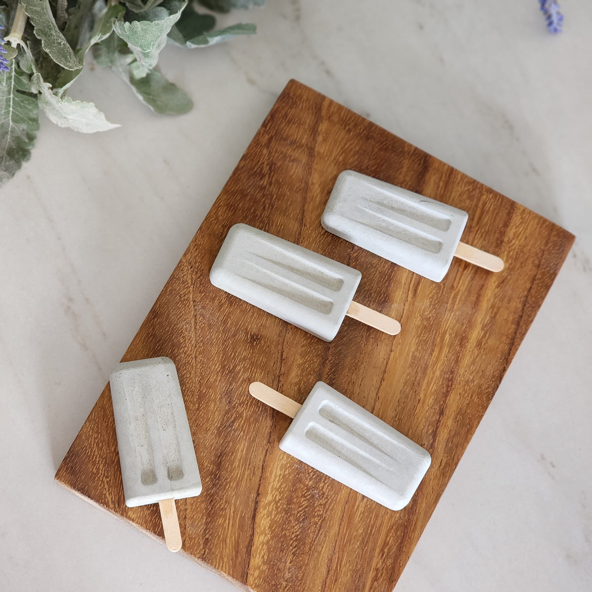 Concrete Popsicle Decorative Accessory