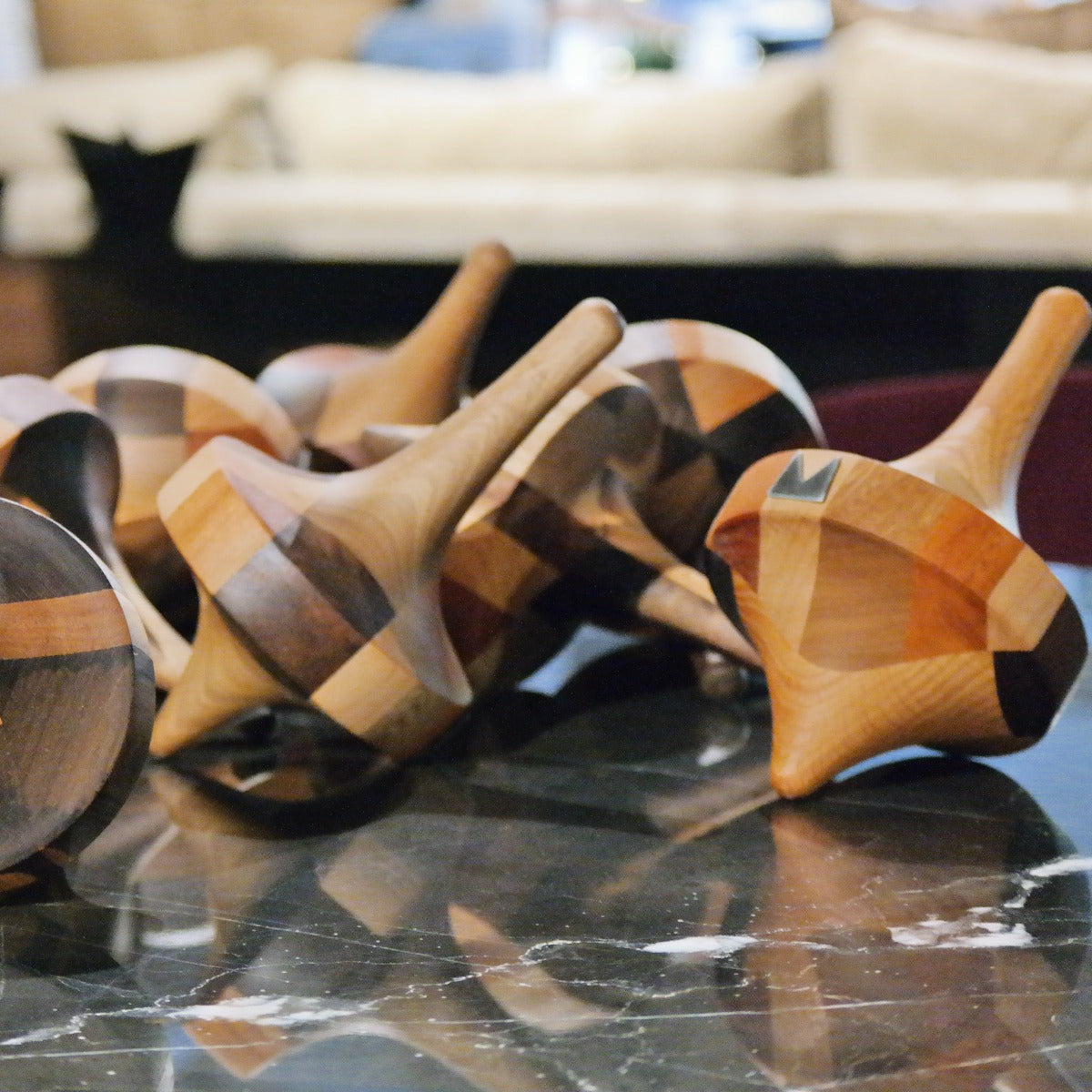 Giant Wooden Spinning Top