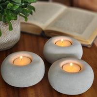 Porta Vela Para Tealight De Concreto