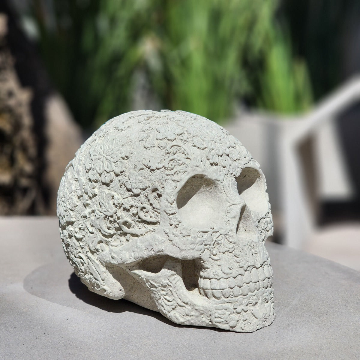 Real Concrete Skull